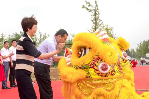 双迪桃花卫生防疫用品生产基地“云”奠基仪式圆满落幕