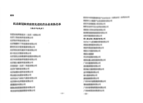 绿之韵集团被全国工商联评为 “抗击新冠肺炎疫情先进民营企业”