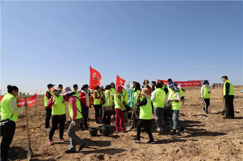 宇航人中国沙棘产业生态扶贫峰会暨清水河沙棘植树节隆重举行